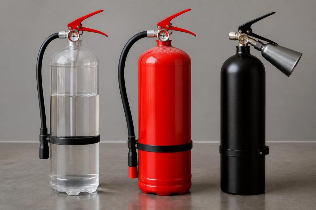 découvrez comment choisir l'extincteur portatif adapté à vos besoins entre eau pulvérisée, poudre abc ou co2 pour une protection efficace contre les incendies.