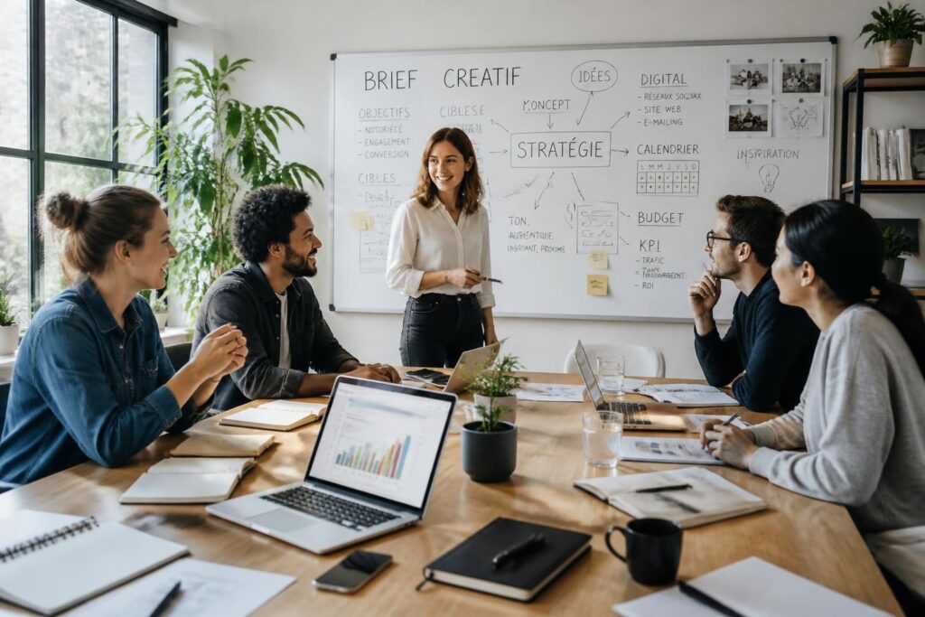 découvrez comment créer un brief efficace pour votre agence de communication grâce à nos exemples pratiques et méthodes éprouvées pour assurer la réussite de votre projet.