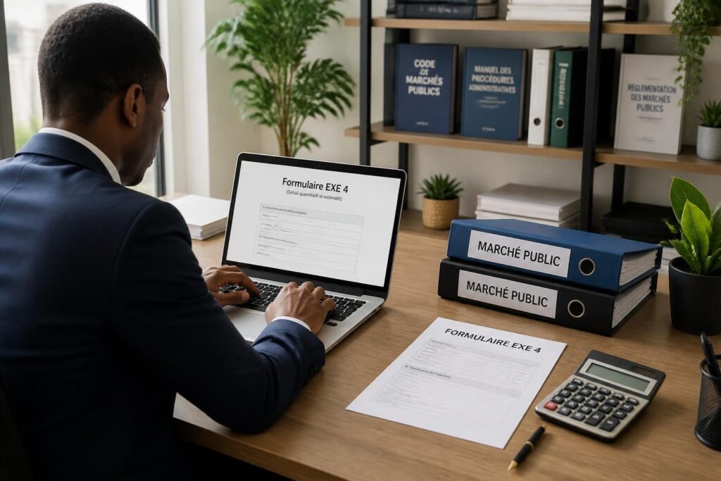 découvrez le mode d’emploi complet du formulaire exe 4 pour les marchés publics et téléchargez-le facilement afin de faciliter vos démarches administratives.
