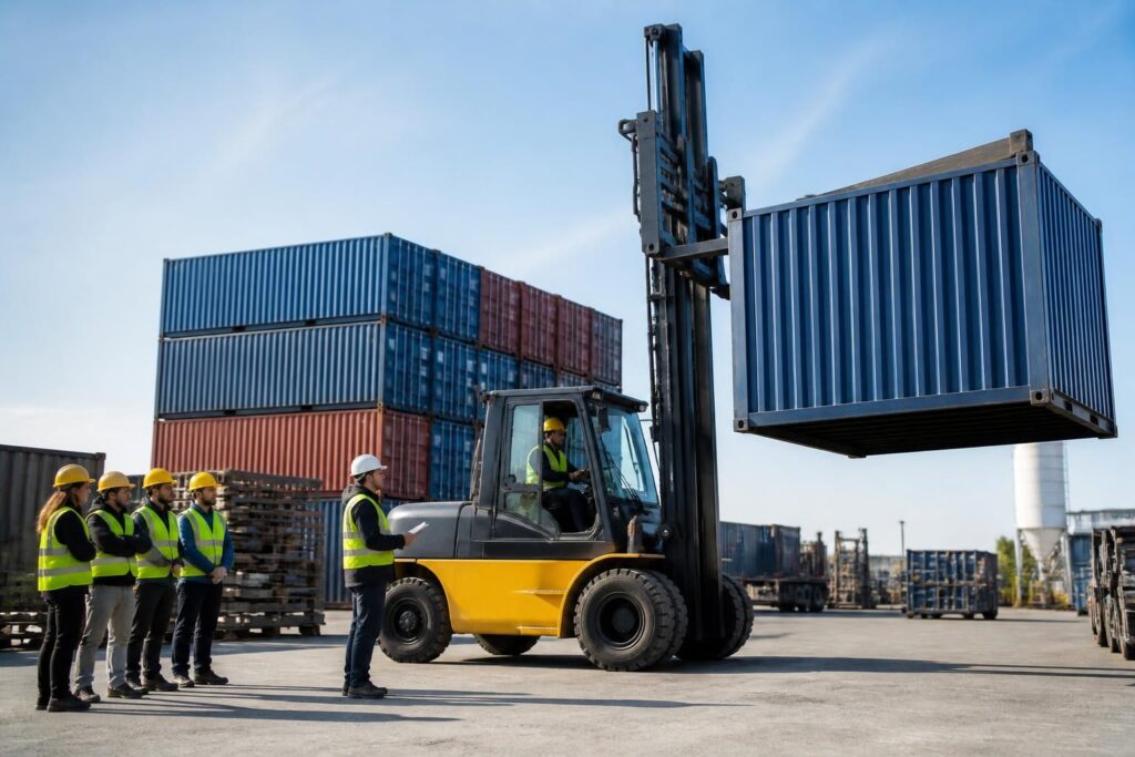 découvrez les usages du chariot élévateur conteneur et les formations caces nécessaires pour maîtriser son utilisation en toute sécurité.