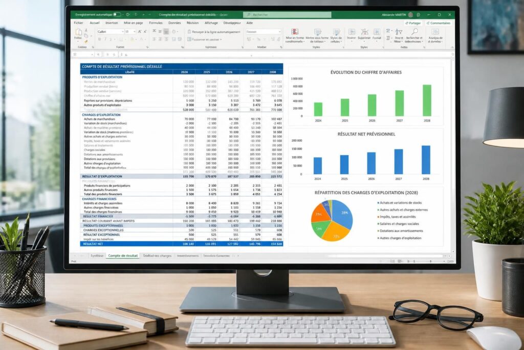 téléchargez gratuitement un modèle excel de compte de résultat prévisionnel facile à utiliser pour anticiper vos finances et planifier la croissance de votre entreprise.